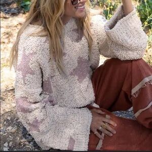 POL Star Sweater Mauve Cream size XL